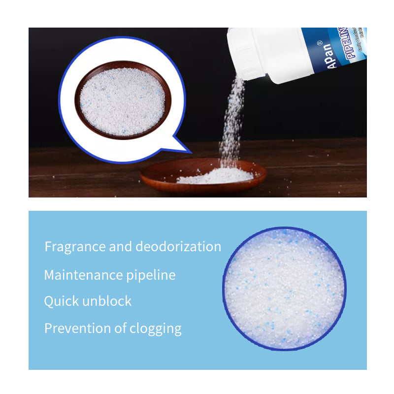 Nettoyant de Canalisations Cuisine Toilettes Évier, Poudre Dégraissante et Déboucheur de Tuyaux