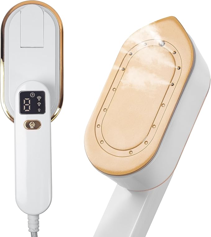 Mini-Fer à repasser à vapeur avec affichage LED