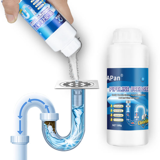 Nettoyant de Canalisations Cuisine Toilettes Évier, Poudre Dégraissante et Déboucheur de Tuyaux